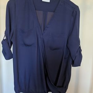 New York & Company Wrap Style Top